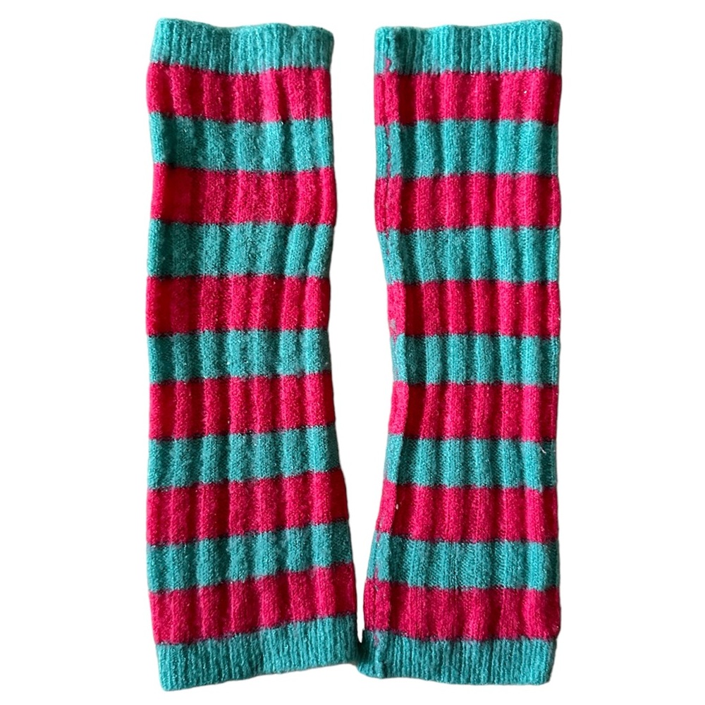 LIKE NEW! Stripe Leg Warmers